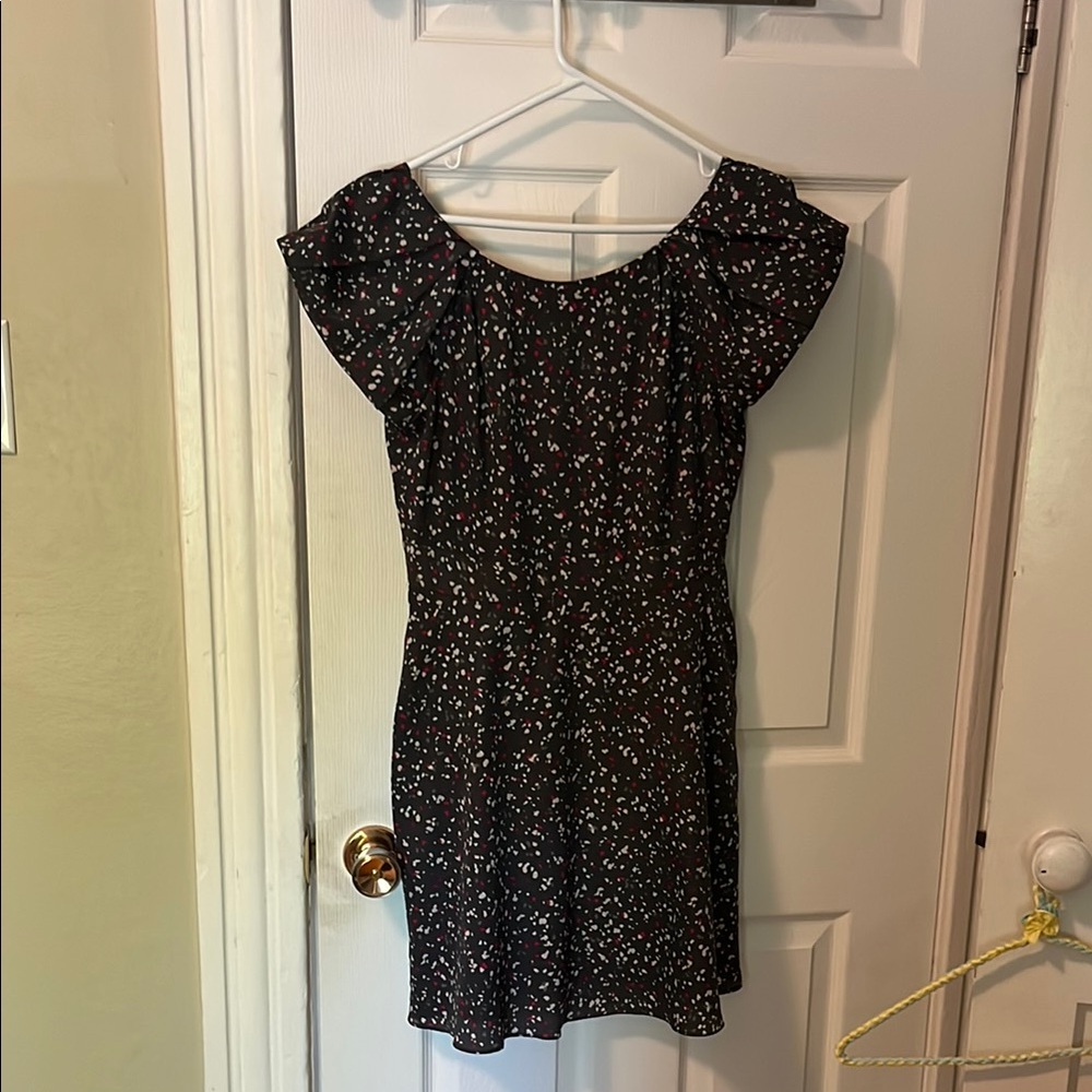 BCBG Backless Speckled Dress